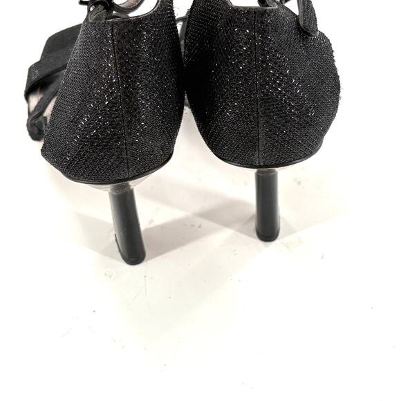 Franco Sarto Rania Heels 10 Black NWOT Sandals Pumps Cocktail Capsule Office - Picture 5 of 6